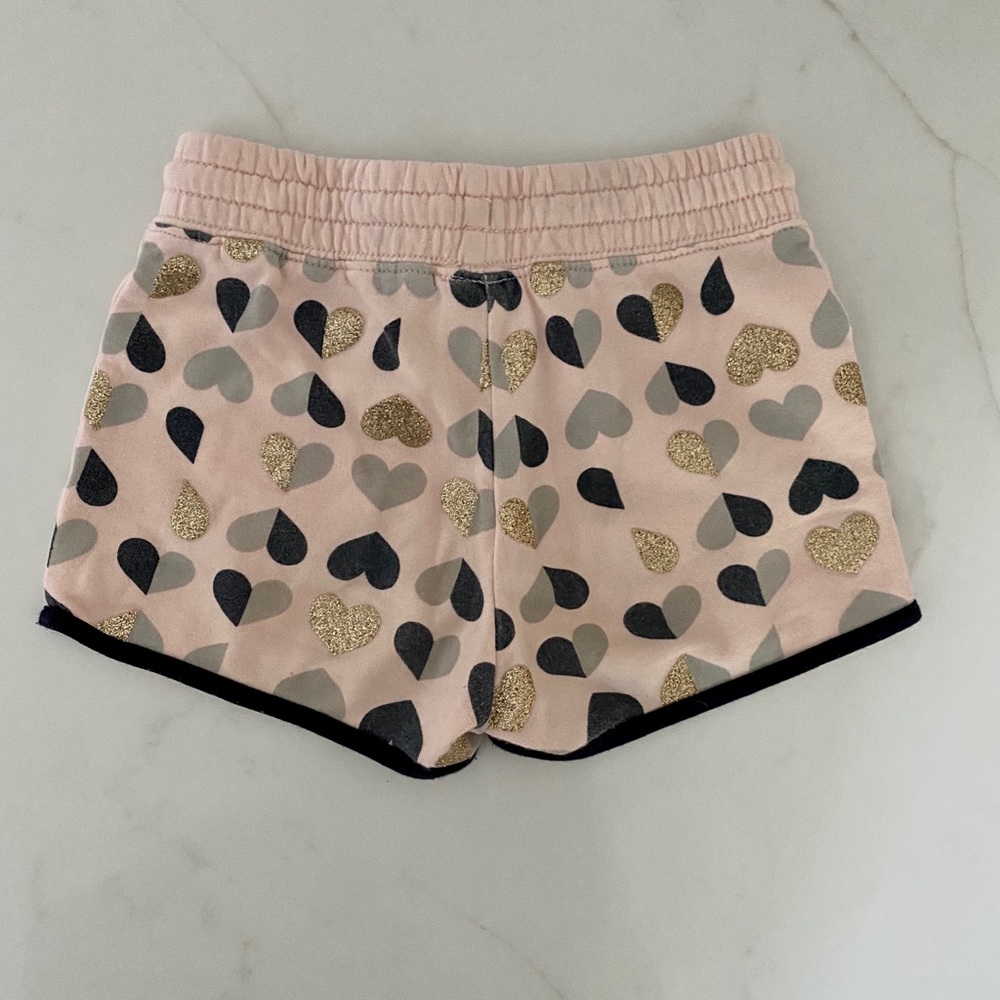❤️Crewcuts❤️Heart Shorts Soft Pink - Picture 2 of 4